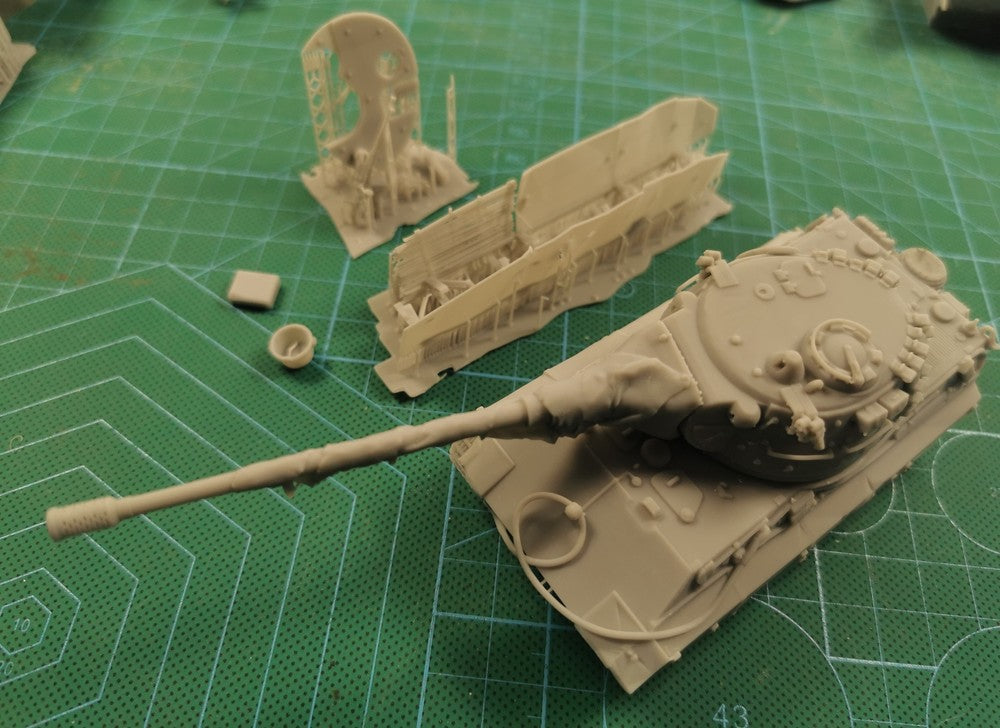 3d Printed 1/35/72 German D-series E-75TS Heavy Tank Unpainted Kit