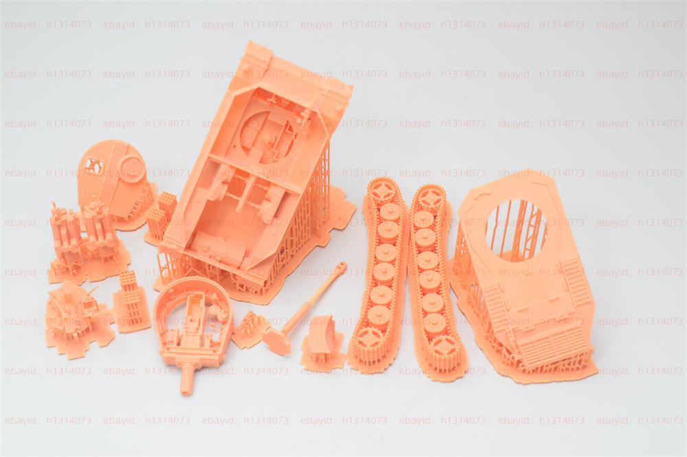 3d Printed 1/72 VK 4501 (P) Tiger (P) Tank Unpainted Kit