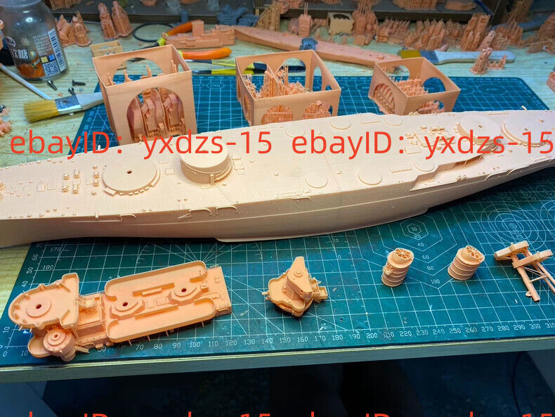 3d Printed 1/350 French Conde Cruiser(waterline/full Hull)