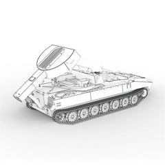 3d Printed 1/72 Russian UR-77 Meteorit Mine-Clearing Vehicle ﻿Unpainted Kit