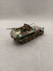 1/35 Half-track Self-propelled Anti-aircraft Gun Vehicle Painted Finished Model