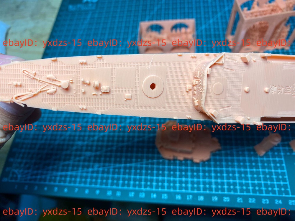 3d Printed 1/350 US Forrest Sherman Class Destroyer(full Hull/waterline)