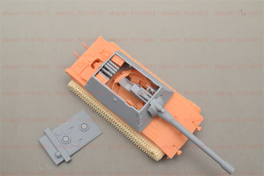 3d Printed 1/72 Full Interior Structure E-100 Tank Model Unpainted Kit