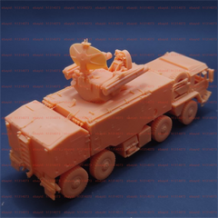 3d Printed 1/72/144 German Wheeled Roland Air-defense Missile Vehicle Unpainted