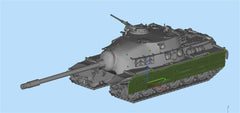 3d Printed 1/35/72 American Tier VIII Premium Tank Destroyer TS-5 Kit