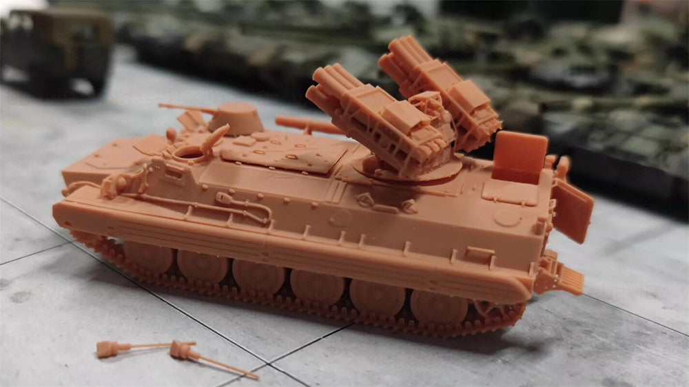 3d Printed 1/72/87 Sosna-R Air Defense Missile on MTLB Vehicle ﻿Unpainted Kit