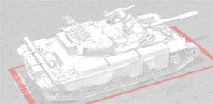 3d Printed 1/35/72 Russian F-series "Blunt-nosed Viper" T-100 LT Light Tank Kit