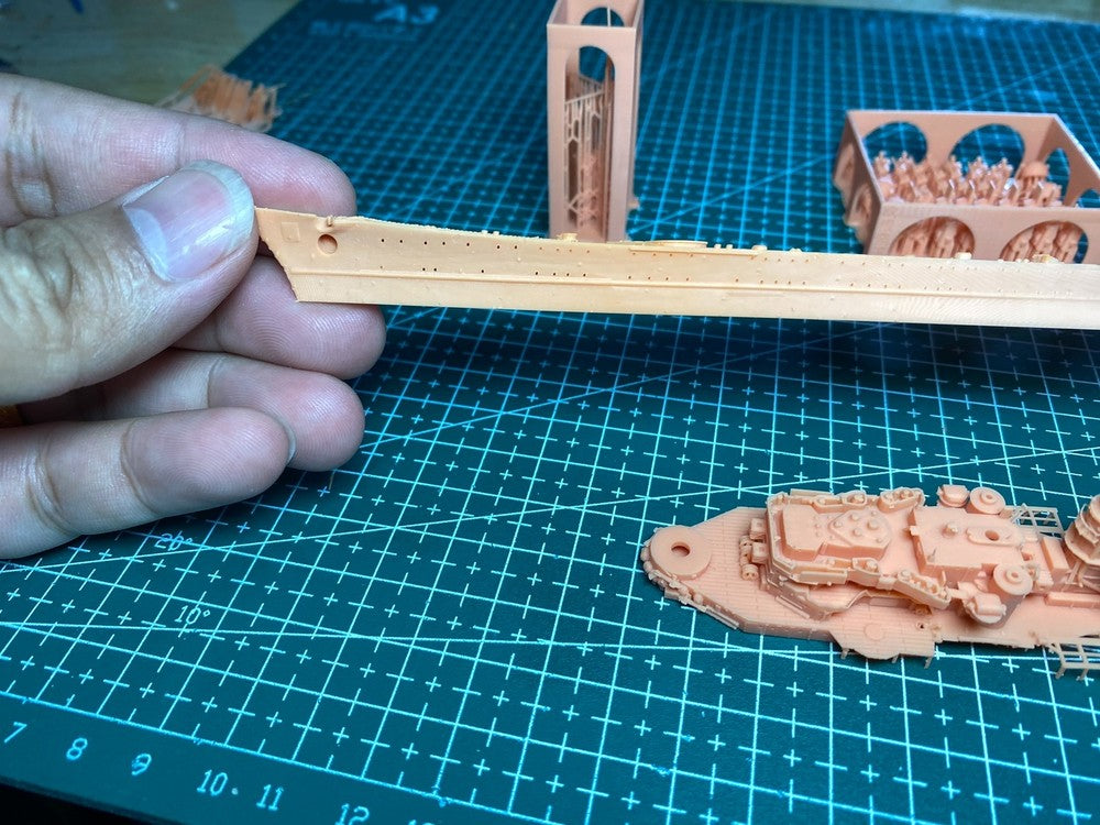 3d Printed 1/700 Prinz Eugen Heavy Cruiser(full Hull/waterline)