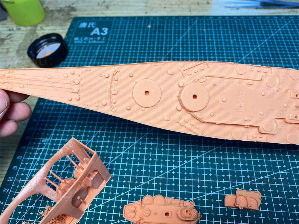 3d Printed Kits 1/700 Us Ohio-class Battleship(full Hull/waterline)
