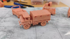 3d Printed 1/72/87 GAZ-66 Off-Road Transport Vehicle ﻿ ﻿Unpainted Kit