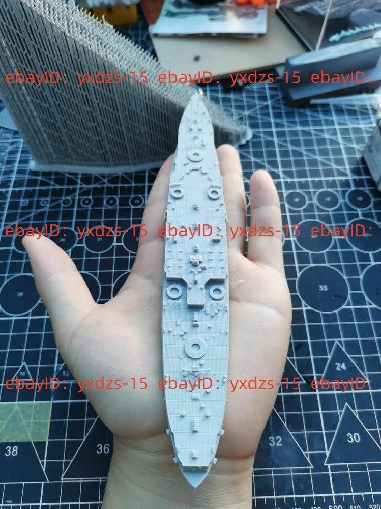 3d Printed 1/700 Russian Cruiser Rurik (1892)(full Hull/waterline)