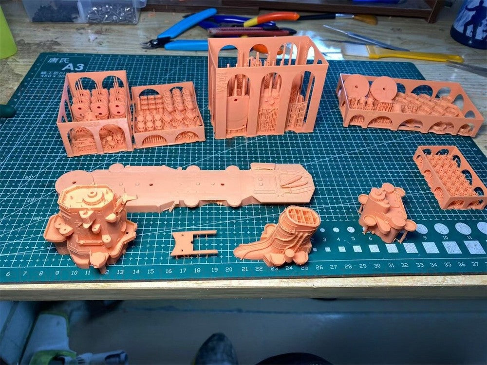 3d Printed Kit 1/350 Ijn Azuma Cruiser(full Hull/waterline)