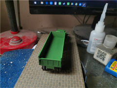 1/72 Soviet Union ZIS-10 Truck Trailer Painted Finished Model