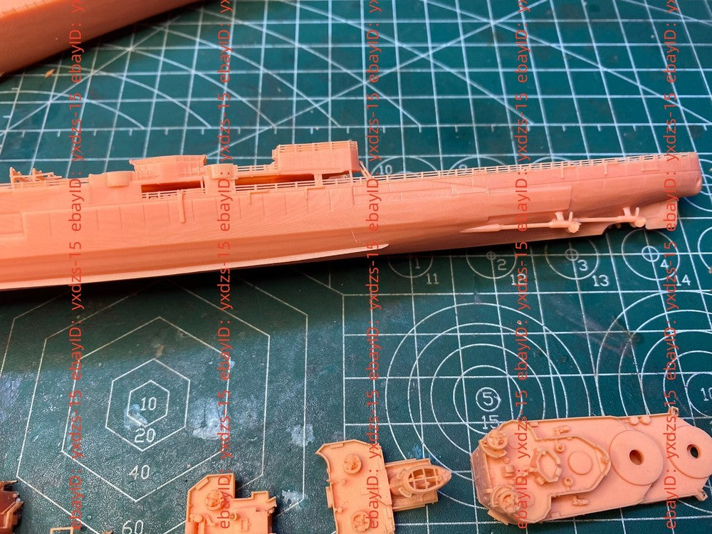 3d Printed 1/700 Hms Belfast Light Cruiser(full Hull/waterline)