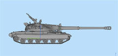 3d Printed 1/35/72 Polish B-series 60TP L Heavy Tank Unpainted Kit