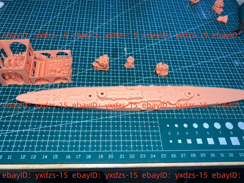 3d Printed 1/700 Italian Cruiser Gorizia (full Hull/waterline)