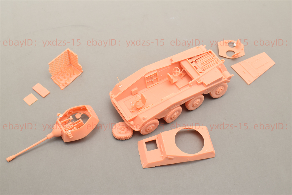 3d Printed 1/72 Schwere Panzerspähwagen 234/2 (Sdkfz 234/2) Puma Unpainted Kit