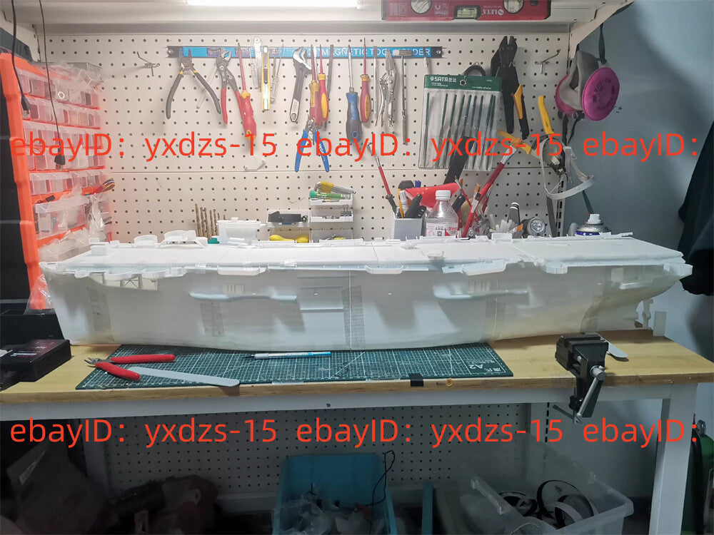 3d Printed 1/144 Uss Bogue (cve-9) Escort Carrier Full Hull