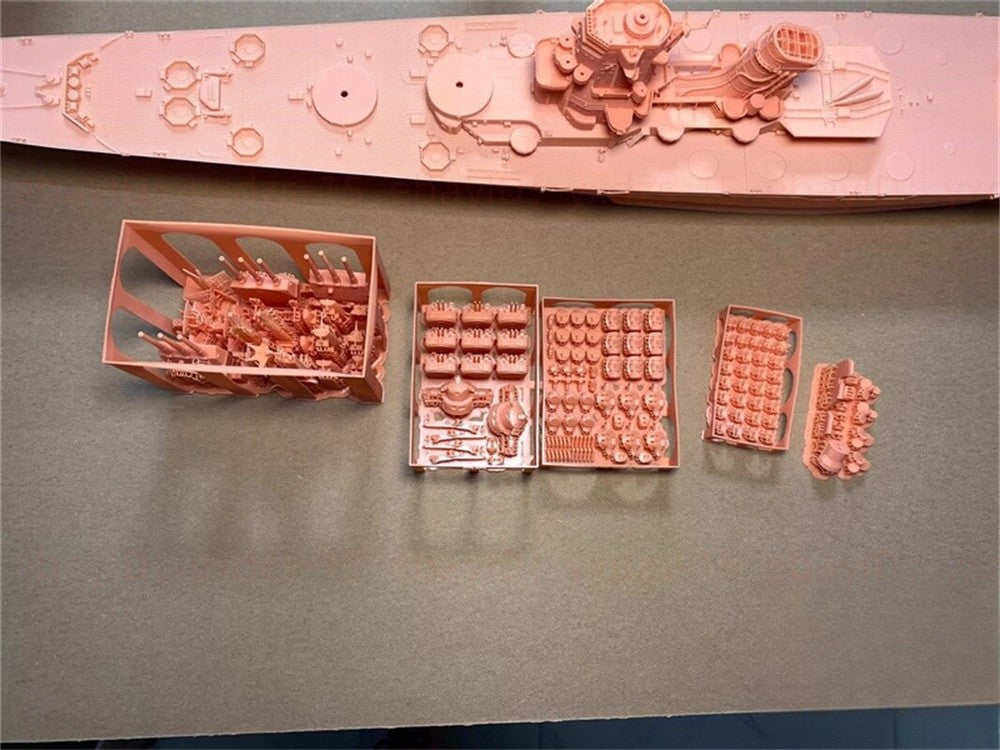 3d Printed 1/350 Japanese Cruiser Azuma(full Hull/waterline)