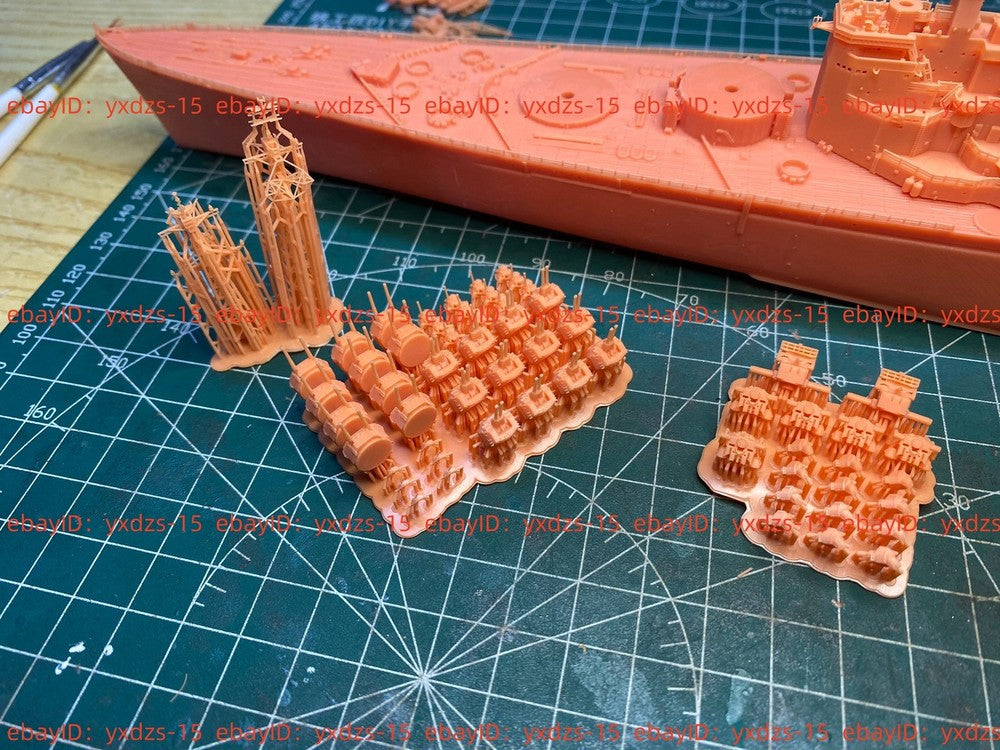 3d Printed Kits 1/700 British Super Battleship Devastation(full Hull/waterline)