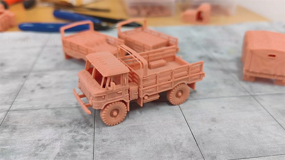 3d Printed 1/72/87 GAZ-66 Off-Road Transport Vehicle ﻿ ﻿Unpainted Kit