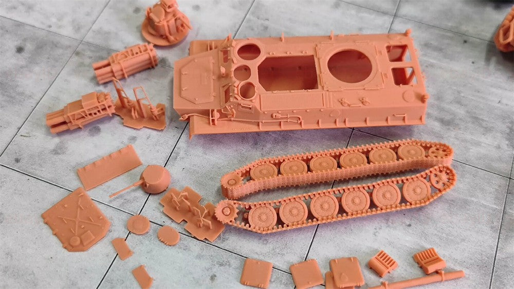 3d Printed 1/72/87 Sosna-R Air Defense Missile on MTLB Vehicle ﻿Unpainted Kit