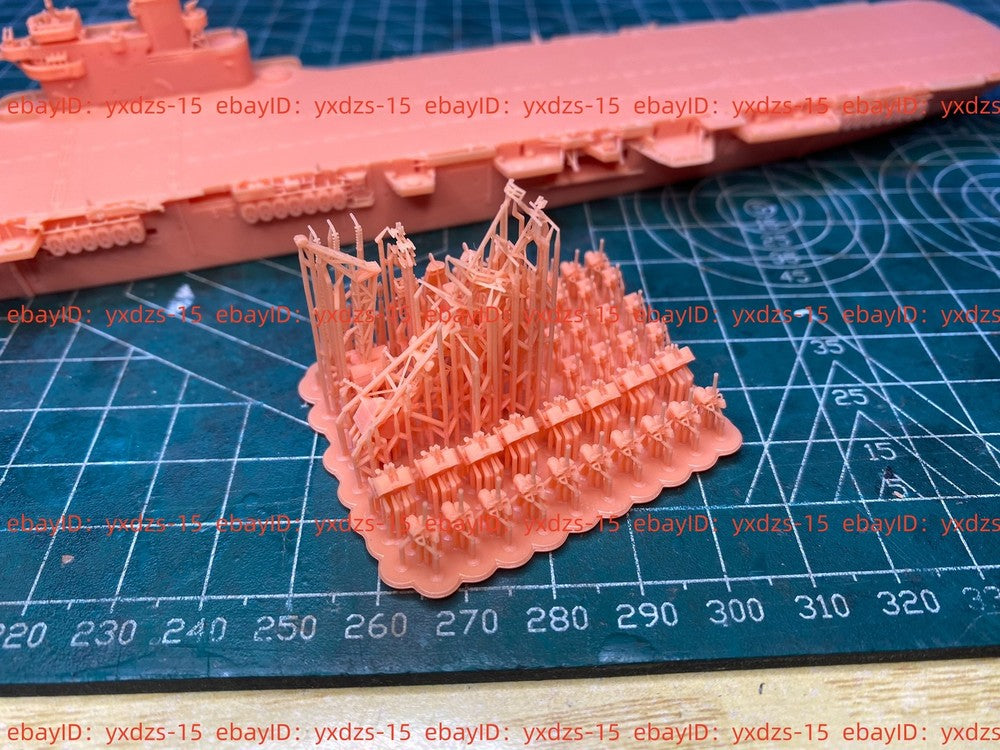 3D printing of 1/700 British Colossus class aircraft carrier full Hull/waterline