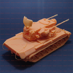 3d Printed 1/72/144 German Gepard Self-propelled Anti-aircraft Gun Unpainted Kit