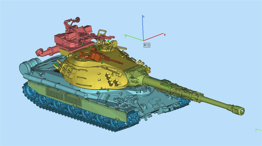 3d Printed 1/35/72 Polish B-series 60tp Heavy Tank Unpainted Kit