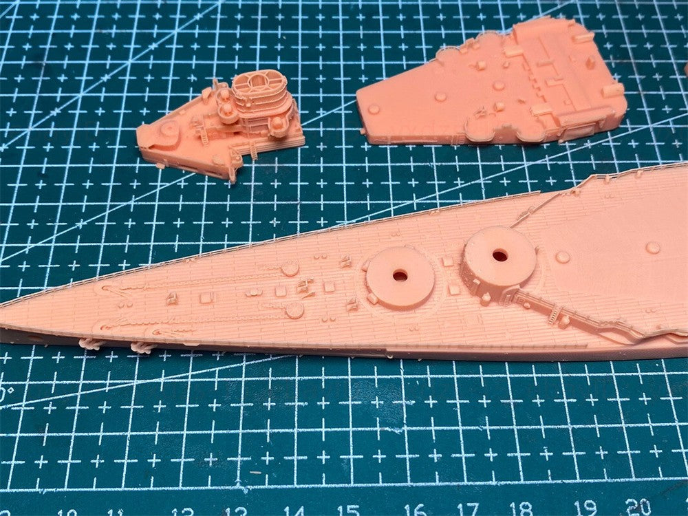 3d Printed 1/700 German Battlecruiser Sms Moltke(full Hull/waterline)