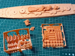 3d Printed 1/700 Italian battleship Lepanto(full Hull/waterline)