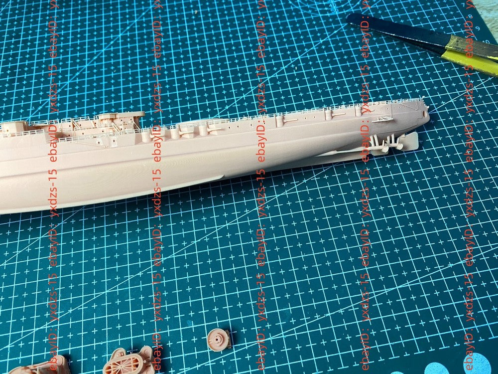 3d Printed 1/700 Soviet Navarin Battleship(full Hull/waterline)