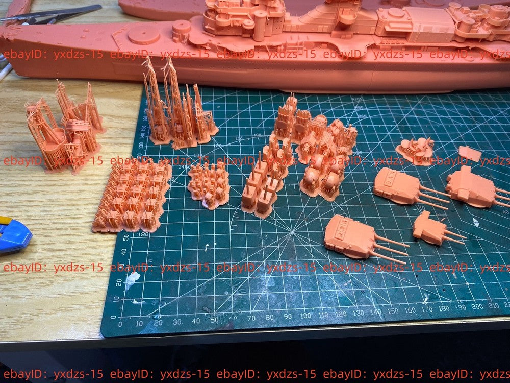 3d Printed Kits 1/350 Germany Roon Class Heavy Cruiser(full Hull/waterline)