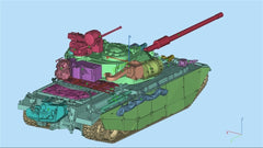 3d Printed 1/35/72 UK F-series "Chief Centurion" Centurion AX Medium Tank Kit