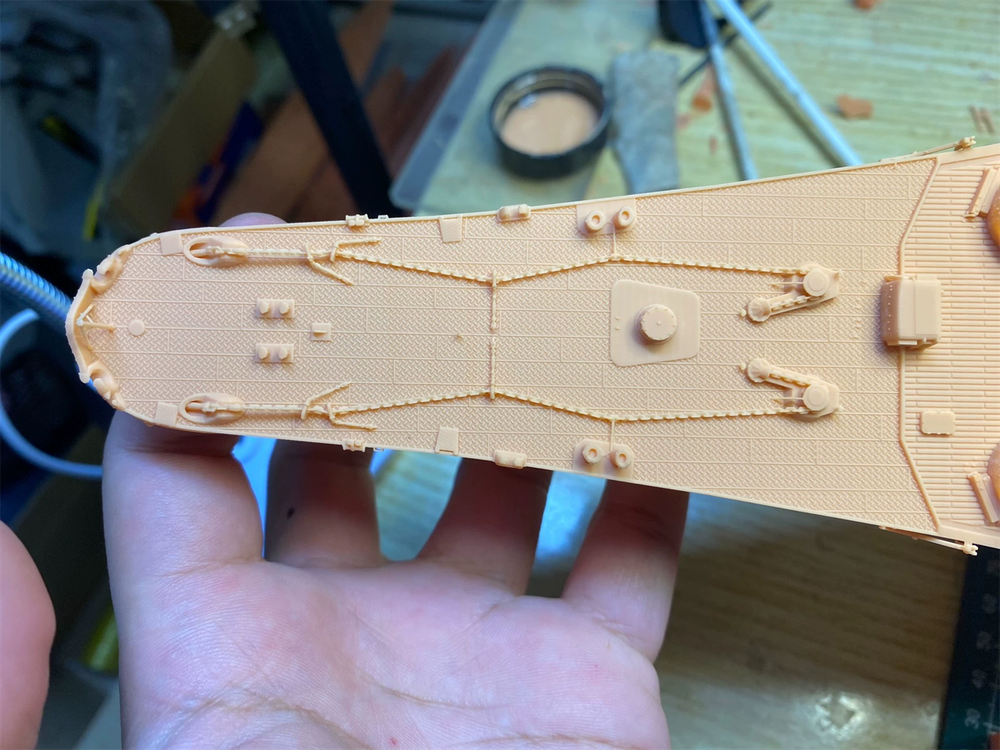 3d Printed 1/350 china Pan-Asia Changzheng Battleship(full Hull/waterline)