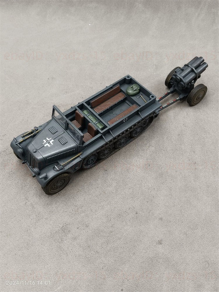 1/35 Sd.kfz. 10 Half-track W/ Multiple Rocket Launcher Painted Finished Model