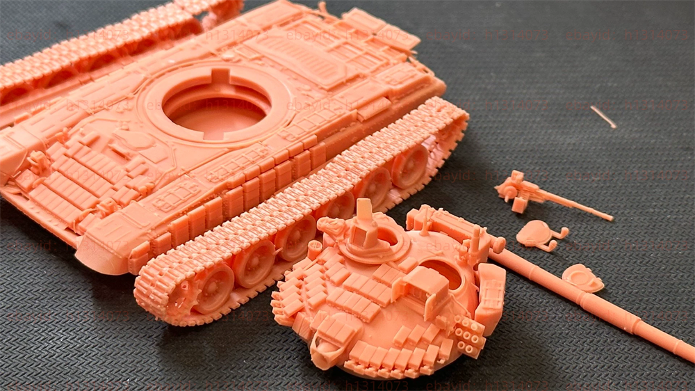 3d Printed 1/72 T-72AV Main Battle Tank Unpainted Kit
