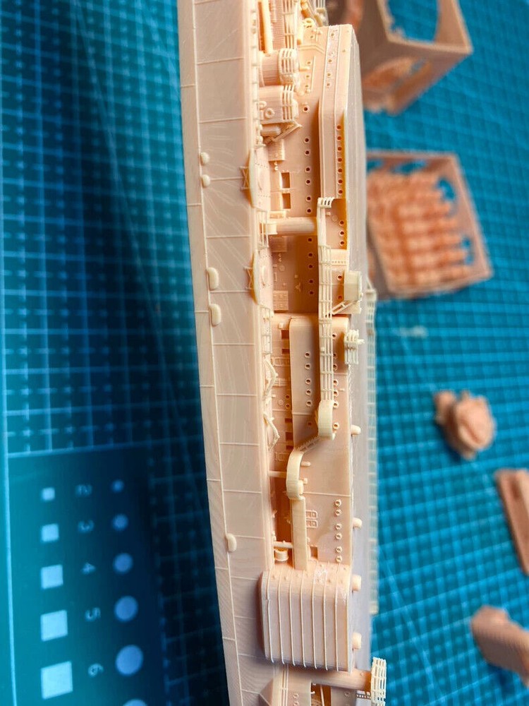 3d Printed Kit 1/700 German X Hildebrand Cruiser(full Hull/waterline)
