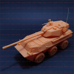 3d Printed 1/72/144 China Ptl-02 Wheeled Assault Gun Unpainted Kit