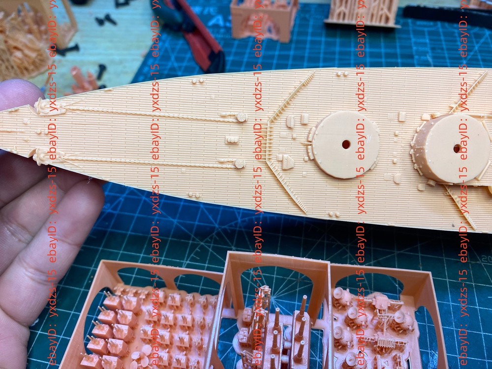 3d Printed 1/700 Germany Grosser Kurfurst Battleship(full Hull/waterline)