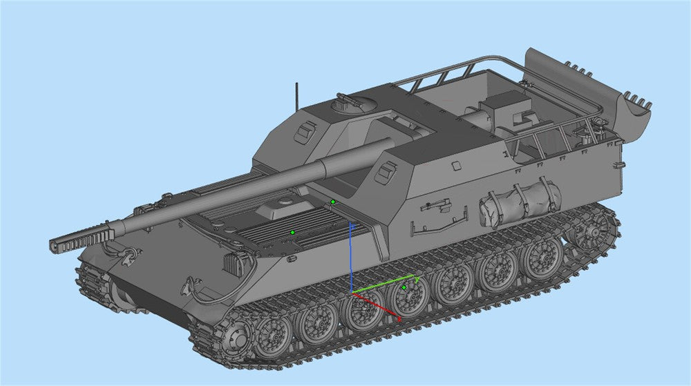 3d Printed 1/35 Soviet Object 263 Tank Destroyer Unpainted Unassembled Model