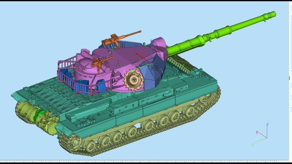 3d Printed 1/35/72 British F-series "Cruise" Super Conqueror Heavy Tank Kit