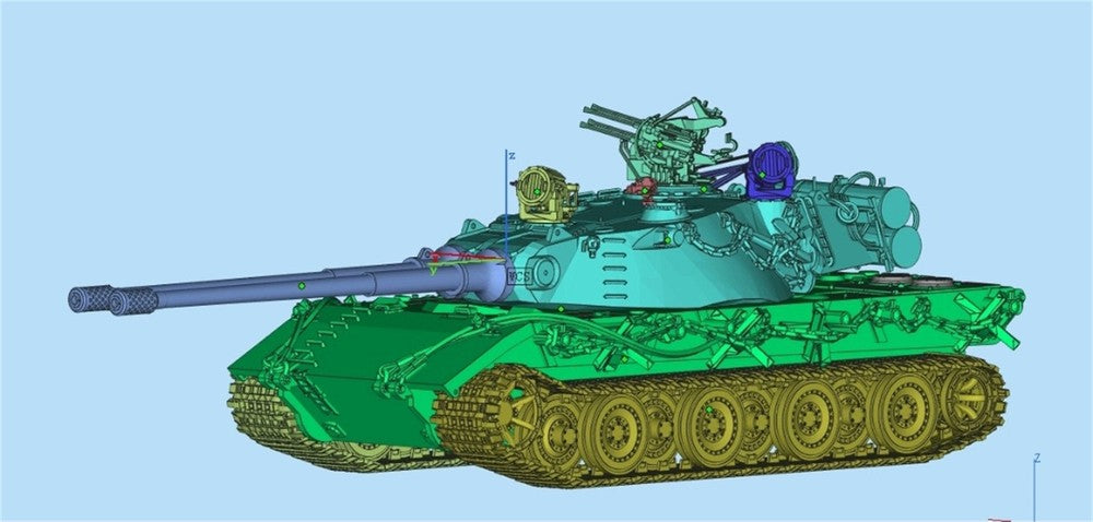 3d Printed 1/64/72/144 German D-series "Immortal/E-100 (2-gun)" "Minel" SHT Kit