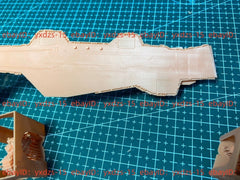 3d Printed 1/2000 Uss Midway Cv-41 Aircraft Carrier(full Hull/waterline)