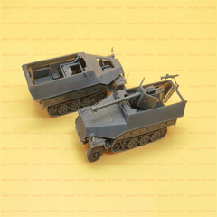 3d Printed 1/72 German Sd.Kfz251/22 Ausf.D w/7.5cm Pak40 1PC/set Unpainted Kit
