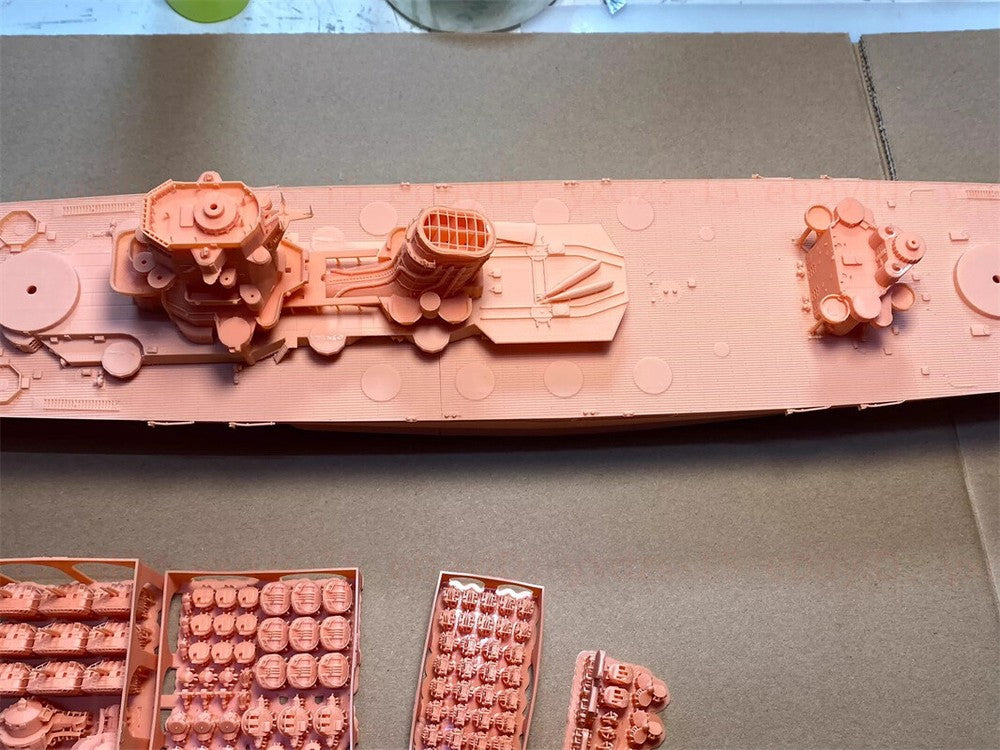 3d Printed 1/350 Japanese Cruiser Azuma(full Hull/waterline)
