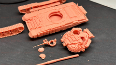 3d Printed 1/72 T-72B Main Battle Tank Unpainted Kit
