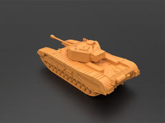 3d Printed 1/72/144 British A43 Black Prince Infantry Tank Unpainted Kit