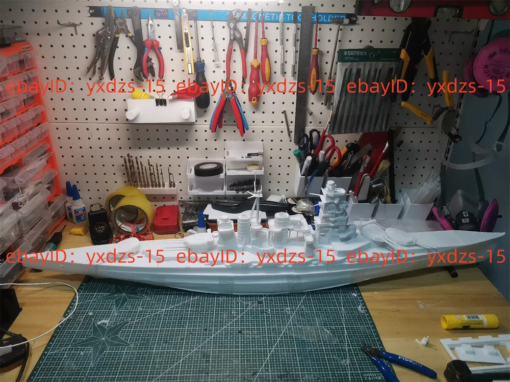 3d Printed 1/200 Ijn Js Kongo (ddg - 173) Destroyer Full Hull