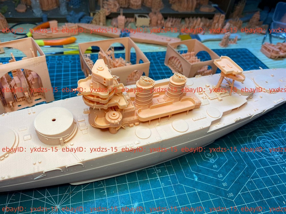 3d Printed 1/350 Italian Conte Di Cavour Class(full Hull/waterline)